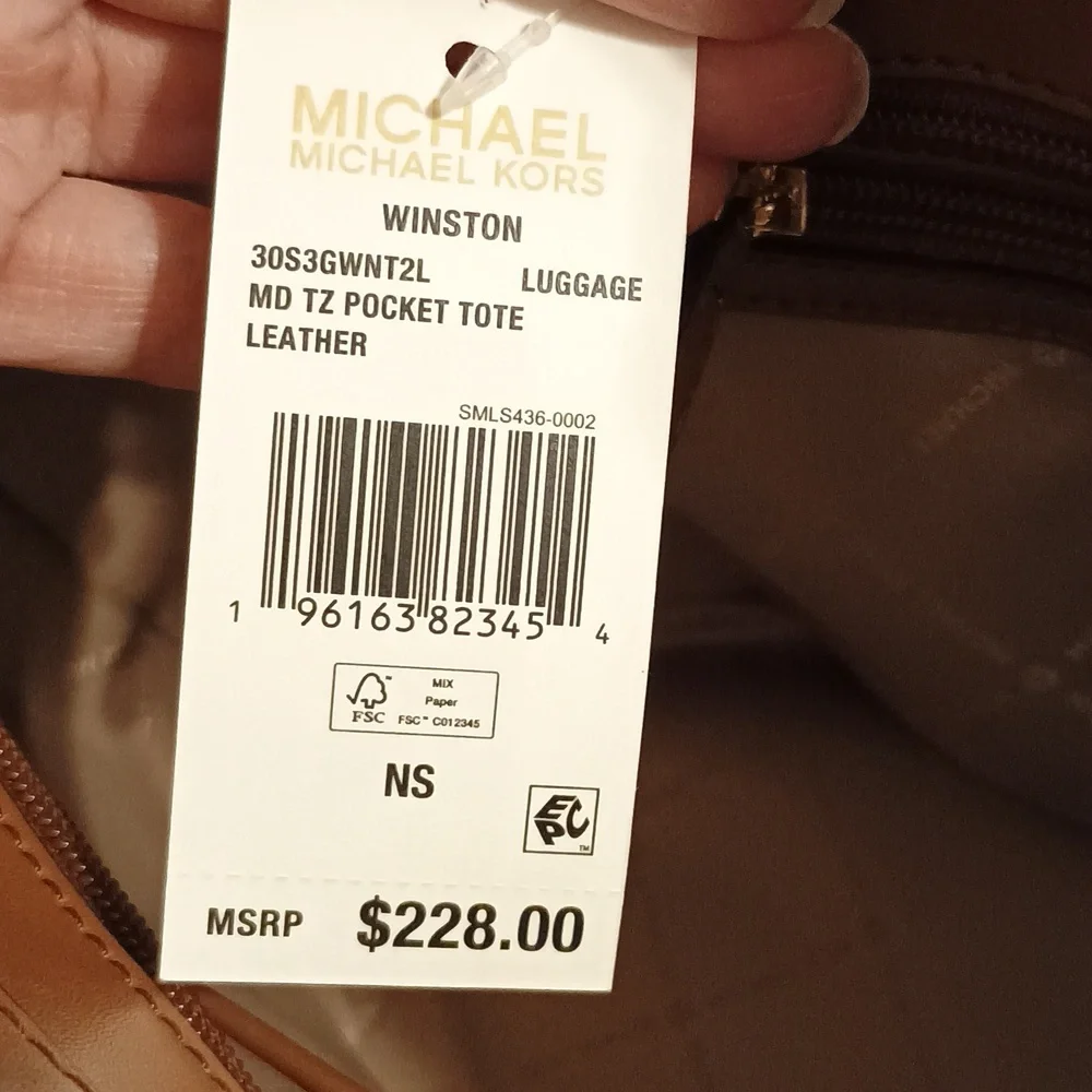 MWT Michael Michael Kors Winston MD TZ Pocket Tote - Picture 14 of 16